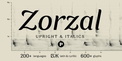 Zorzal Font Poster 1