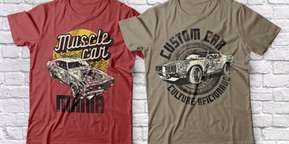 Muscle Cars Font Poster 5
