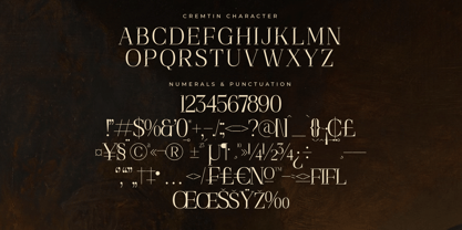 Cremtin Font Poster 7