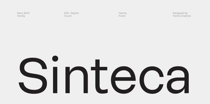 Sinteca Font Poster 1