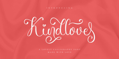 Kindlove Font Poster 1