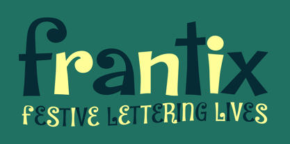 Frantix Font Poster 1