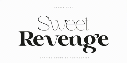 Sweet Revenge PS Font Poster 7
