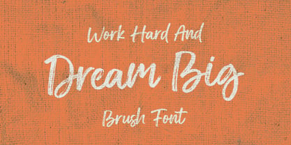 Rodista Brush Font Poster 2