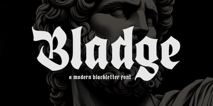 Bladge Font Poster 1