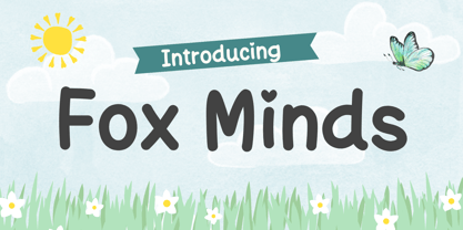 Fox Minds Font Poster 1