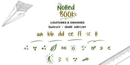 Notted Book Font Poster 11