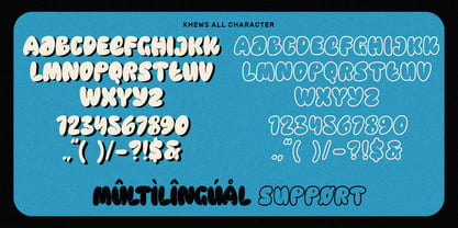 Khews Font Poster 10