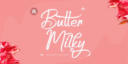 Butter Milky Font Poster 1