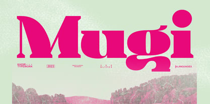 Mugi Font Poster 1