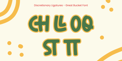 Great Bucket Font Poster 9