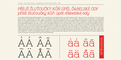 Animus Font Poster 5