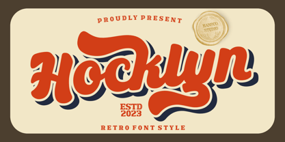Hocklyn Font Poster 1
