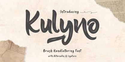 Kulyno Font Poster 1