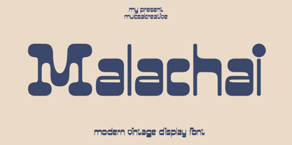 Malachai Font Poster 1