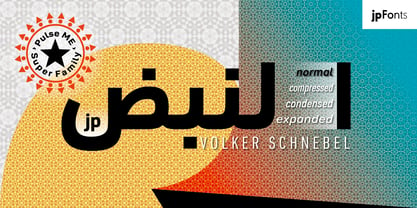 Pulse JP Arabic Font Poster 1