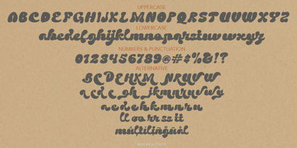 Morska Font Poster 10