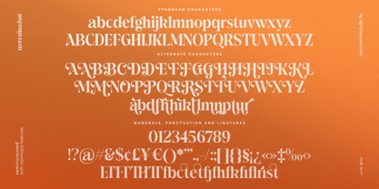 Merzalina Font Poster 10