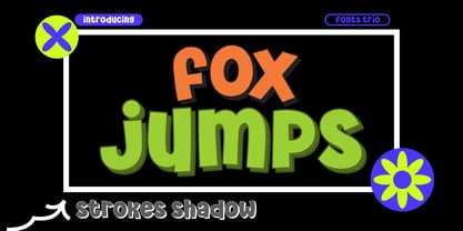 Fox Jumps Font Poster 1