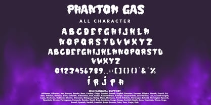 Phantom Gas Font Poster 7