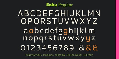 Sabu Font Poster 13