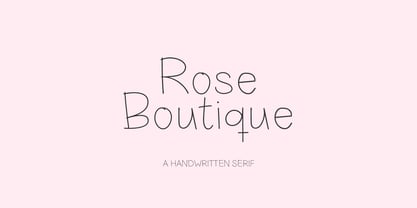 Rose Boutique Font Poster 1