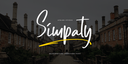 Simpaty Font Poster 1