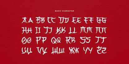 Yoru Kaze Font Poster 11