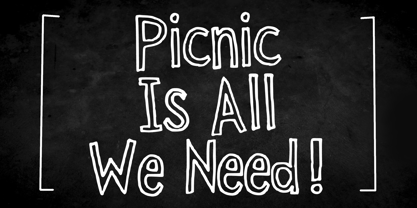 Sketchy Outline 1.0 Font Poster 3