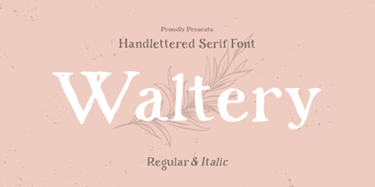 Waltery Font Poster 1