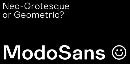 Modo Sans Font Poster 1