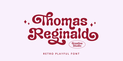 Thomas Reginald Font Poster 1