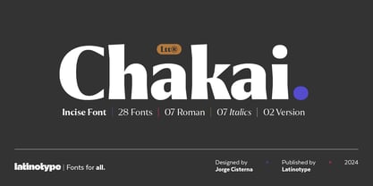 Chakai Font Poster 1