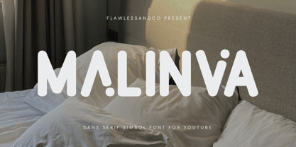 Malinva Font Poster 1