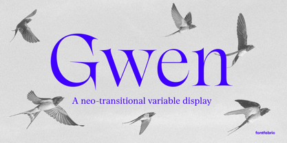Gwen Font Poster 1