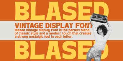 Blased Font Poster 1