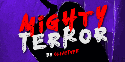 Mighty Terror Font Poster 1