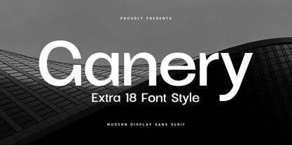 Ganery Font Poster 1