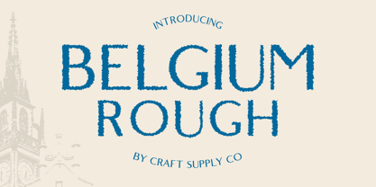 Belgium Rough Fuente Póster 1