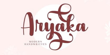 Aryaka Font Poster 1