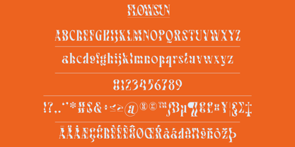 Flowsun Font Poster 11