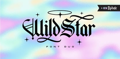 Wild Star Font Poster 1