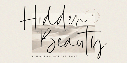 Hidden Beauty Font Poster 1
