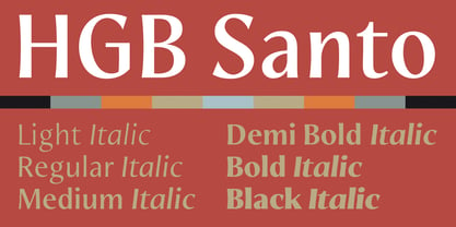 HGB Santo Font Poster 1
