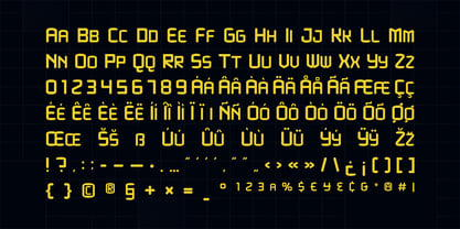 Tracker Clock Font Poster 3