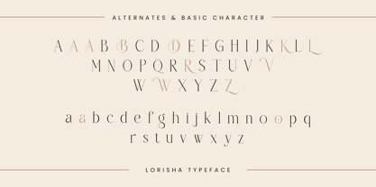 Lorisha Font Poster 13