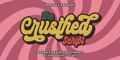 The Crusthed Font Poster 1