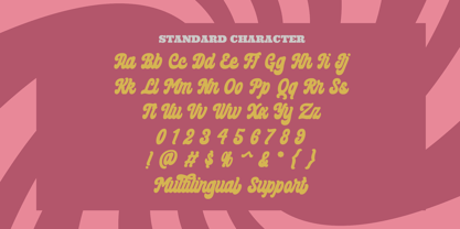 The Crusthed Font Poster 2