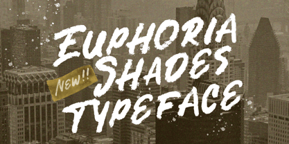 Euphoria Shades Font Poster 1