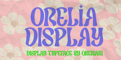 Orelia Display Font Poster 1